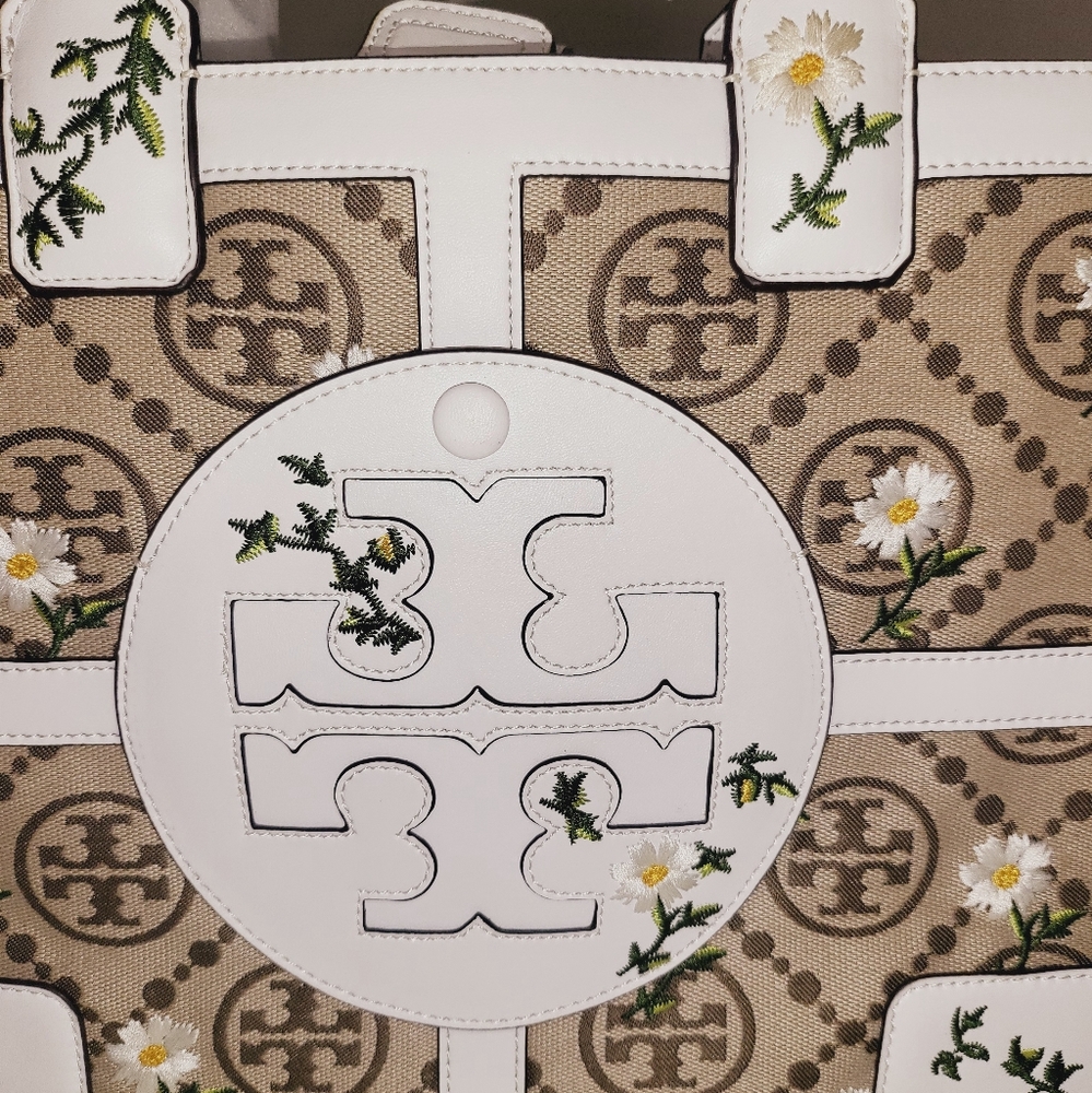 Rare Unique Tory Burch Summer White Bag, New NWT - Picture 11 of 11